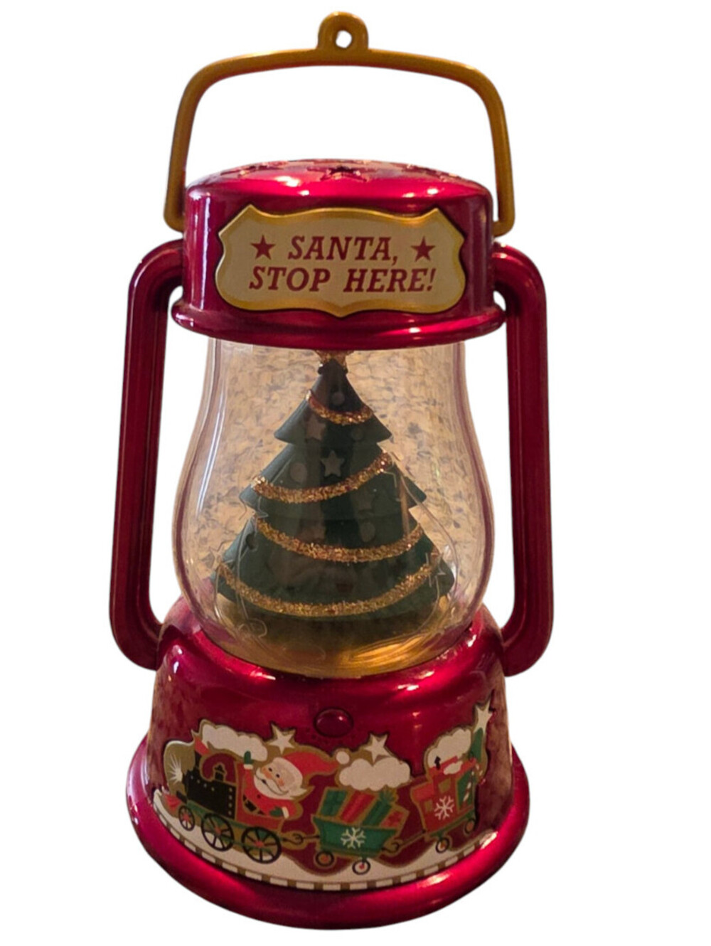 Hallmark Christmas Train Ornament 2013 SANTA SIGNAL Magic Light & Sound